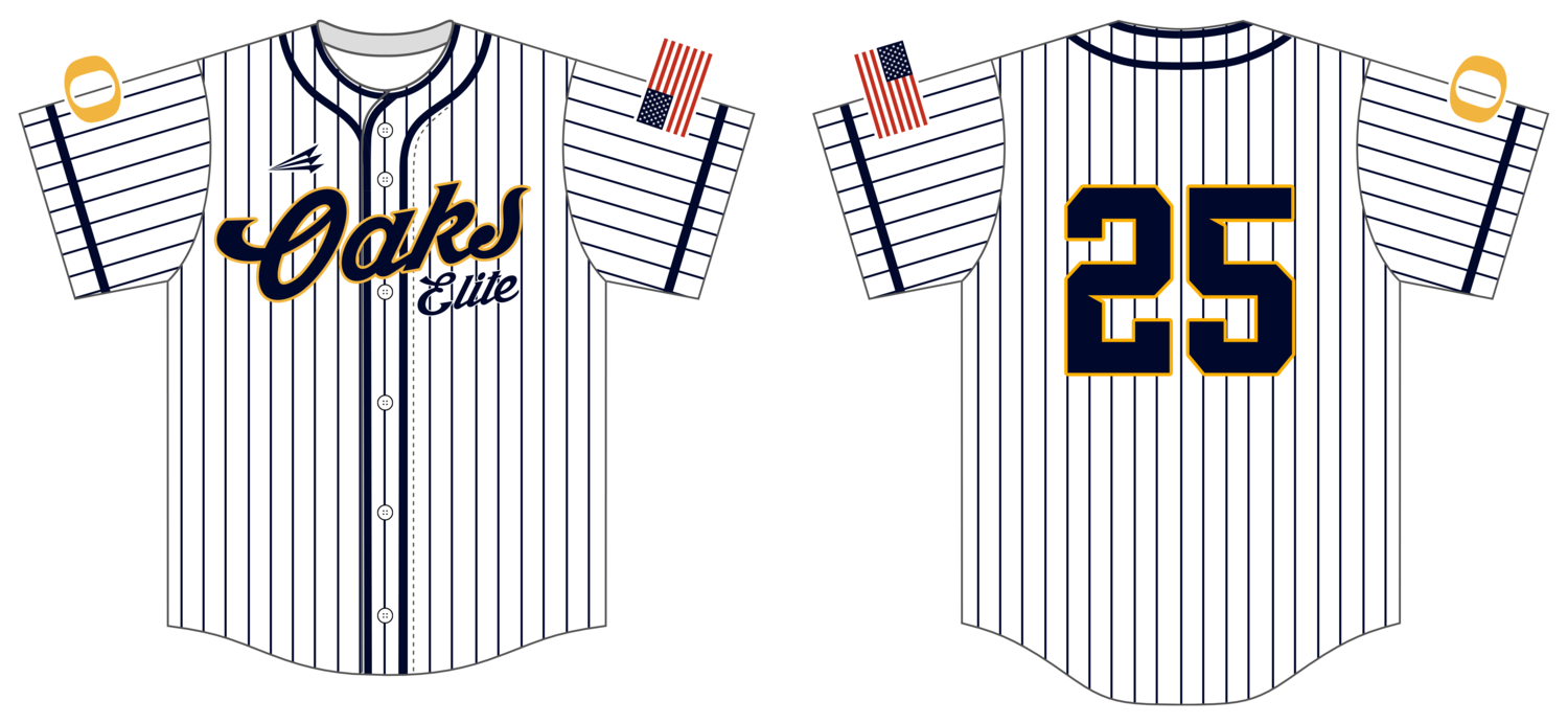 Oaks Elite Custom HexaFlex Baseball Jersey #J2B
