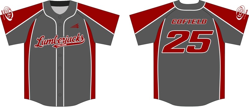 Lumberjacks Custom Baseball Jersey #4B