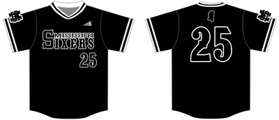 Mississippi Sixers (Max Sports) Custom Nanodri Baseball Jersey #J14
