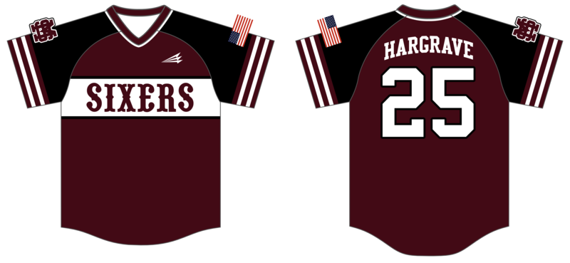Mississippi Sixers (Max Sports) Custom Nanodri Baseball Jersey #J10