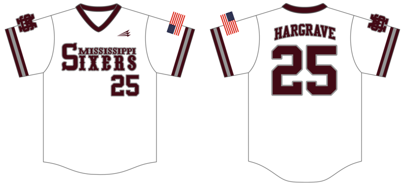 Mississippi Sixers (Max Sports) Custom Nanodri Baseball Jersey #J11B