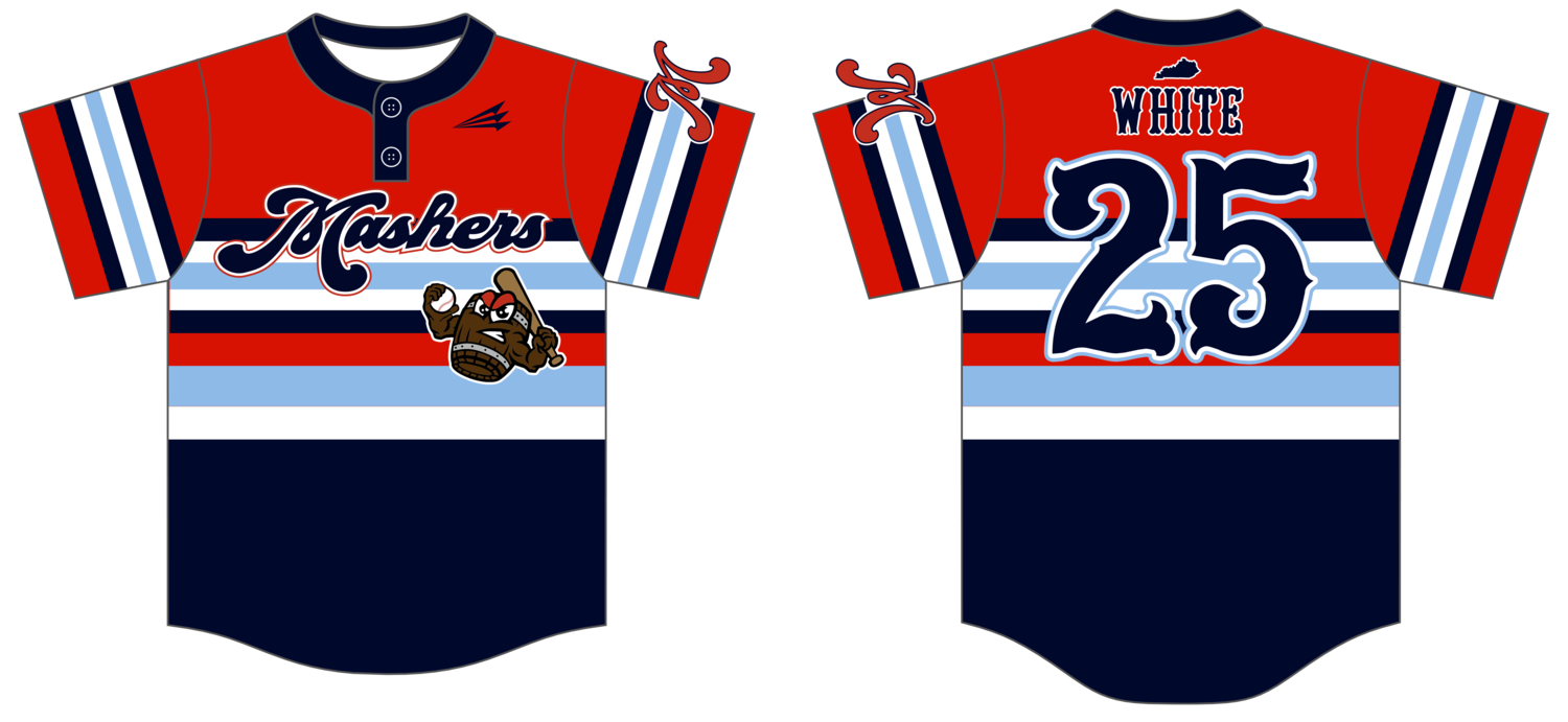 Smashers (White) Custom Hexaflex Baseball Jersey #J2D