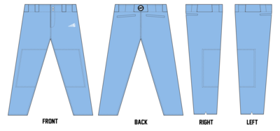 Sarasota Baseball Club Stacheman Elite Custom Long Baseball Pants #BP2A