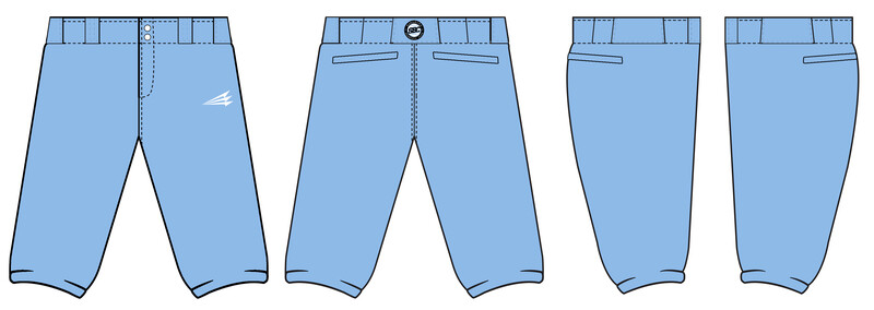 Sarasota Baseball Club Stacheman Elite Custom Knicker Baseball Pants #BP2B