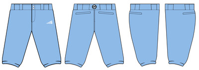Sarasota Baseball Club Stacheman Elite Custom Knicker Baseball Pants #BP2B