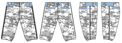 Sarasota Baseball Club Stacheman Elite Custom Knicker Baseball Pants #BP4B