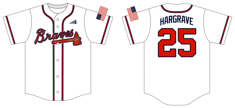 Bayou Braves (Max Sports) Custom Nanodri Baseball Jersey #J1