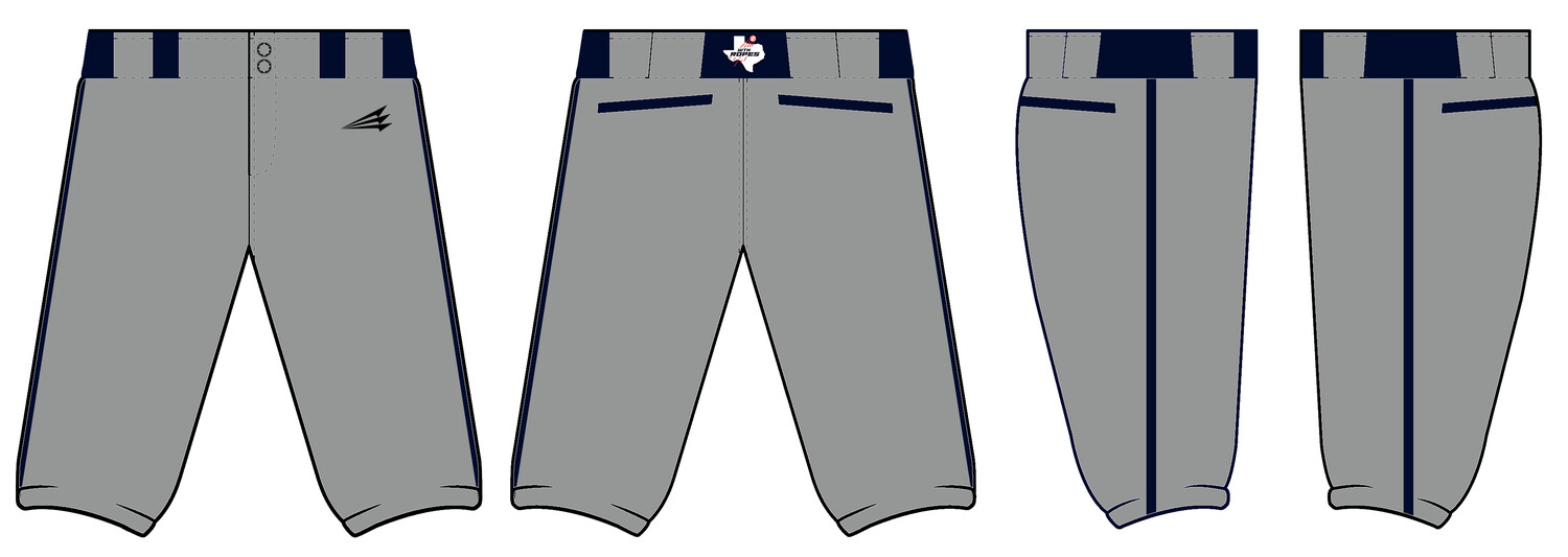 WTX Ropes Custom Knicker Baseball Pant #BP2B
