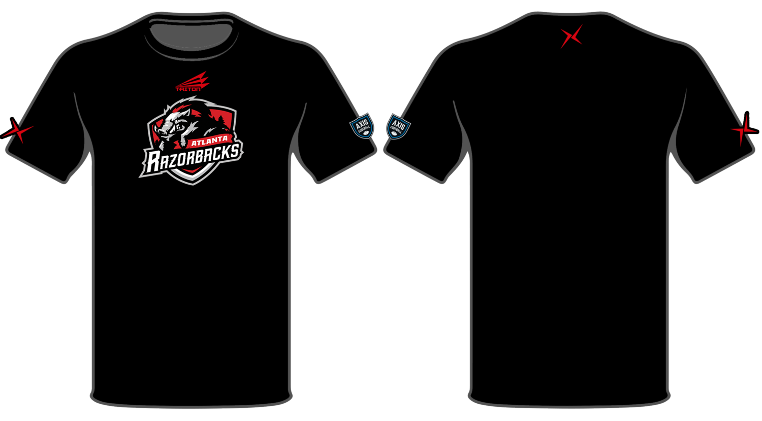 Atlanta Razorbacks Custom Shortsleeve HyperTee #HT1
