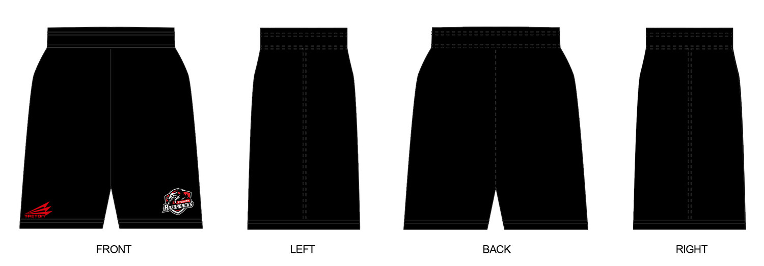 Atlanta Razorbacks Custom Revolution Pocket Shorts #RV1