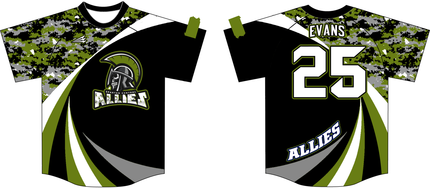 tan baseball jersey