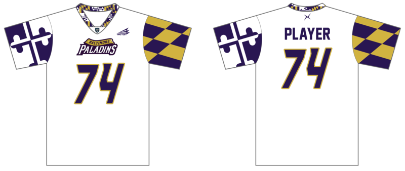 Baltimore Paladins Custom HexaFlex ESport Jersey #J1