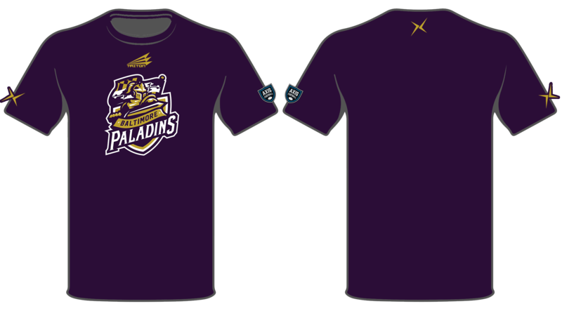 Baltimore Paladins Custom Shortsleeve HyperTee #HT1