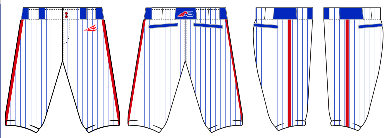 Adidas Baseball National Team 2025 Custom Stacheman Elite Knicker Baseball Pant #BP2B