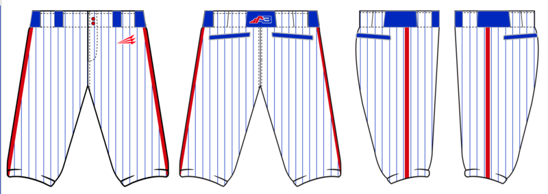Adidas Baseball National Team 2025 Custom Stacheman Elite Knicker Baseball Pant #BP2B