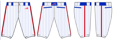 Adidas Baseball National Team 2025 Custom Stacheman Elite Knicker Baseball Pant #BP2B
