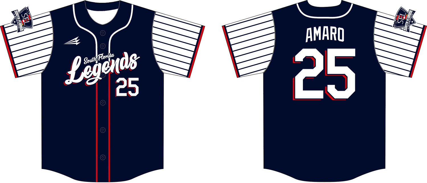 South Florida Legends Custom HexaFlex Baseball Jersey #J4C