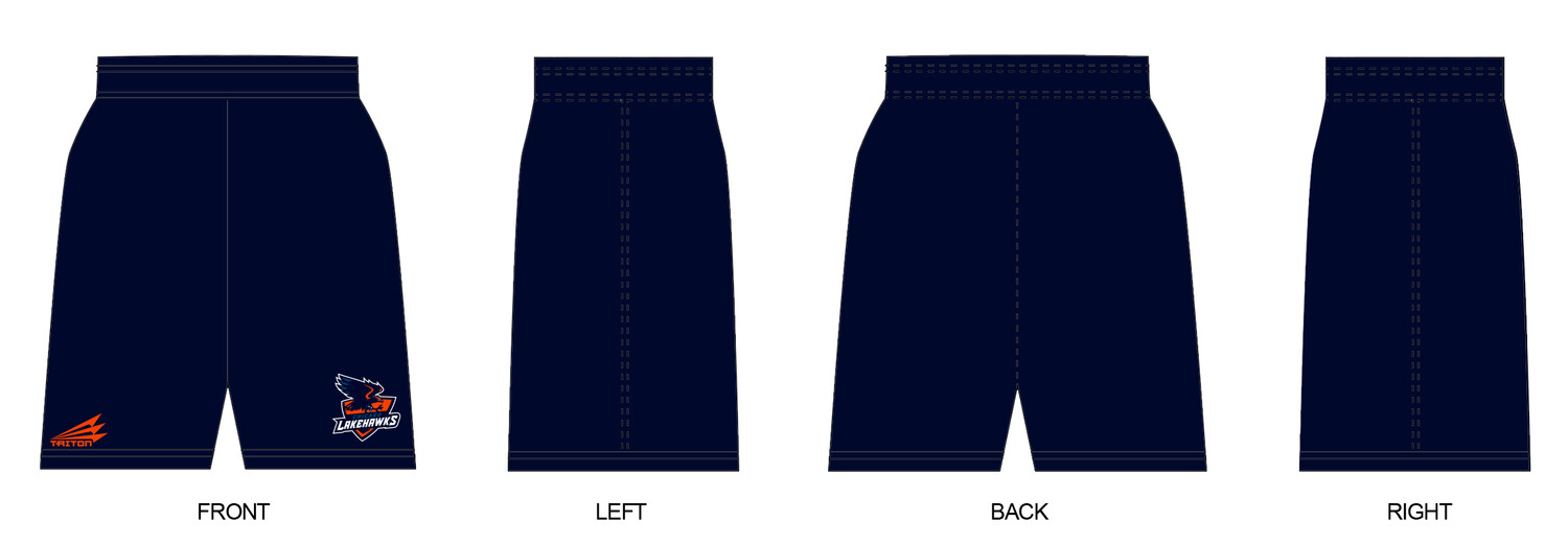 Chicago Lakehawks Custom Revolution Pocket Shorts #RV1