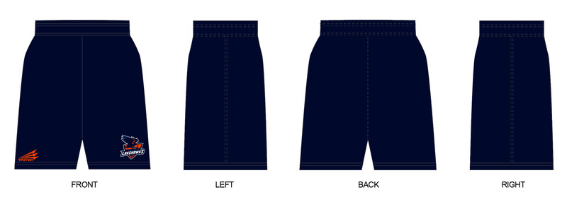 Chicago Lakehawks Custom Revolution Pocket Shorts #RV1
