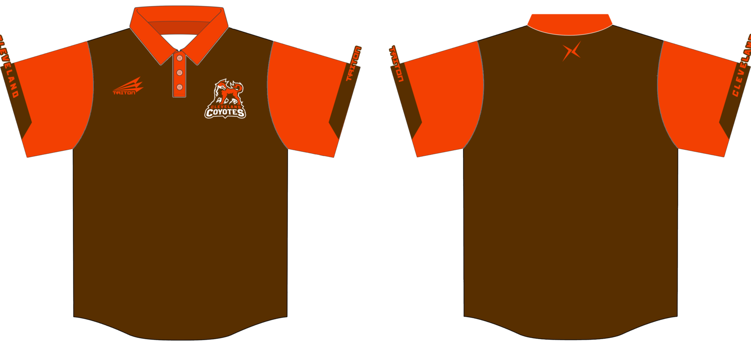 Cleveland Coyotes Custom HyperPolo #HP1