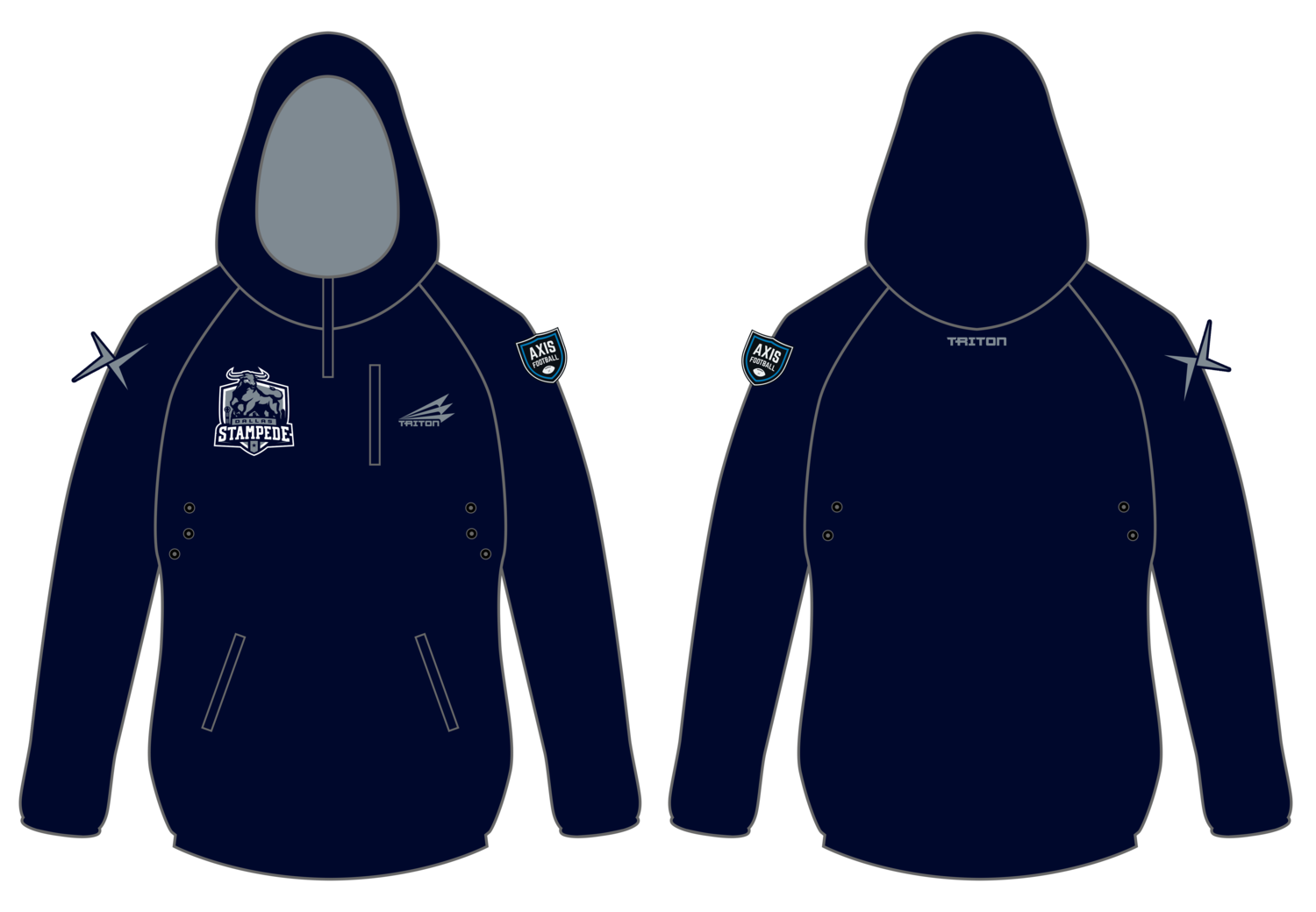 Dallas Stampede Custom Gladiator Hoodie #GH1
