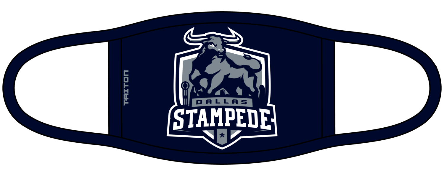 Dallas Stampede Custom Face Mask #FM1