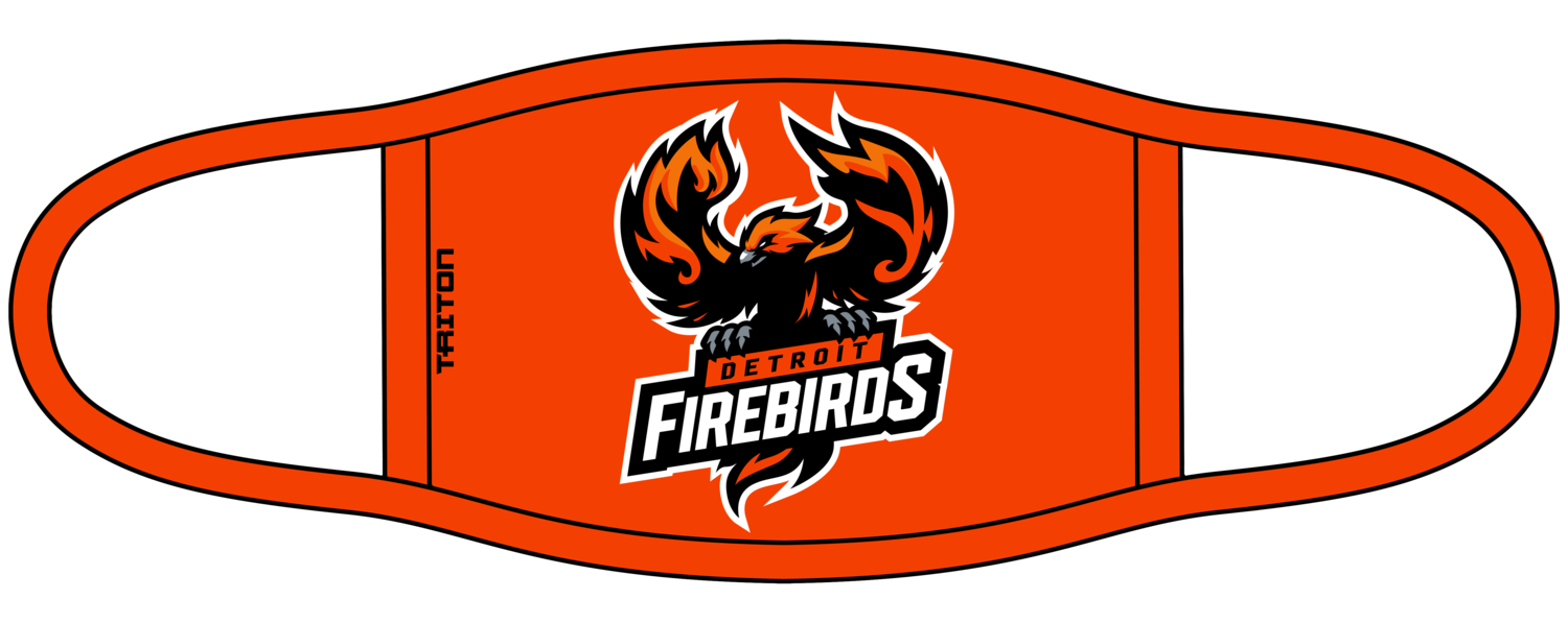 Detroit Firebirds Custom Face Mask #FM1