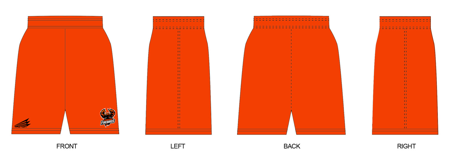 Detroit Firebirds Custom Revolution Pocket Shorts #RV1