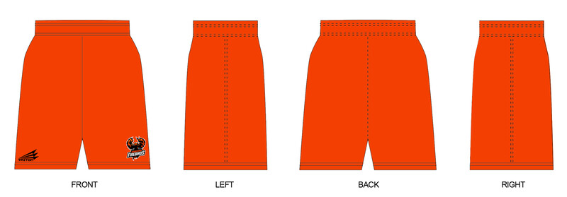 Detroit Firebirds Custom Revolution Pocket Shorts #RV1