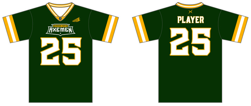 Green Bay Axe Men Custom HexaFlex ESport Jersey #J2
