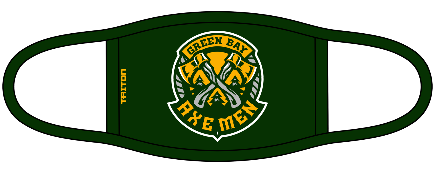 Green Bay Axe Men Custom Face Mask #FM1
