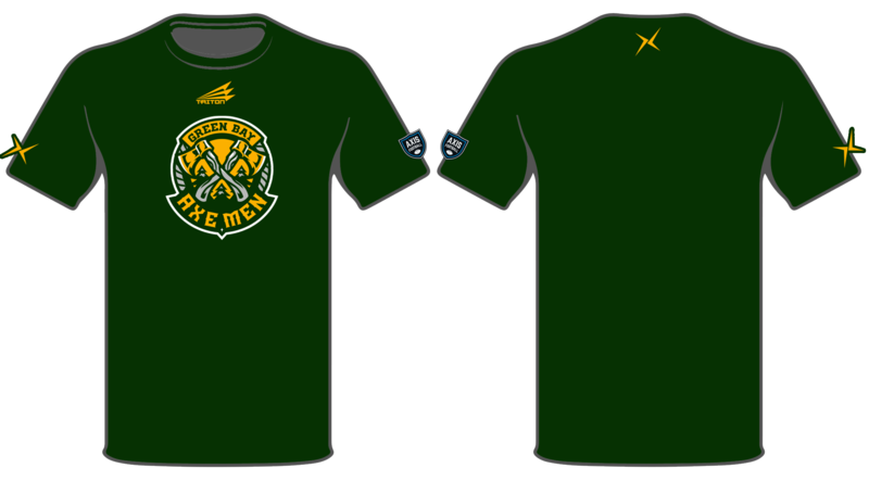 Green Bay Axe Men Custom HyperTee #HT1