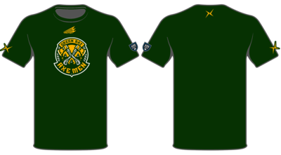 Green Bay Axe Men Custom HyperTee #HT1