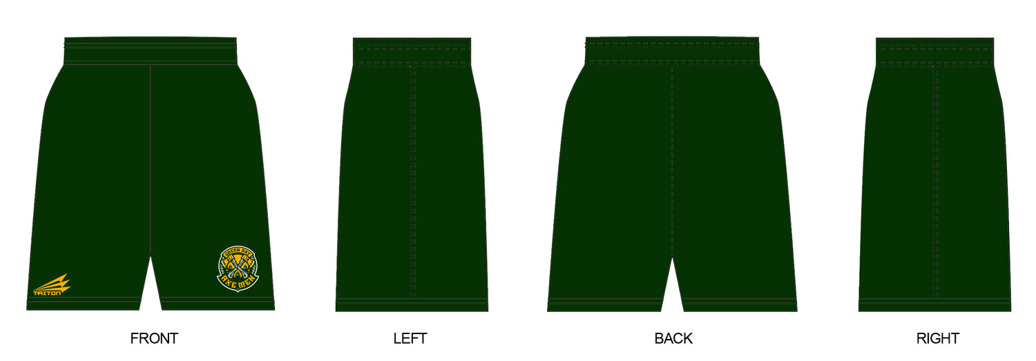 Green Bay Axe Men Custom Revolution Pocket Shorts #RV1