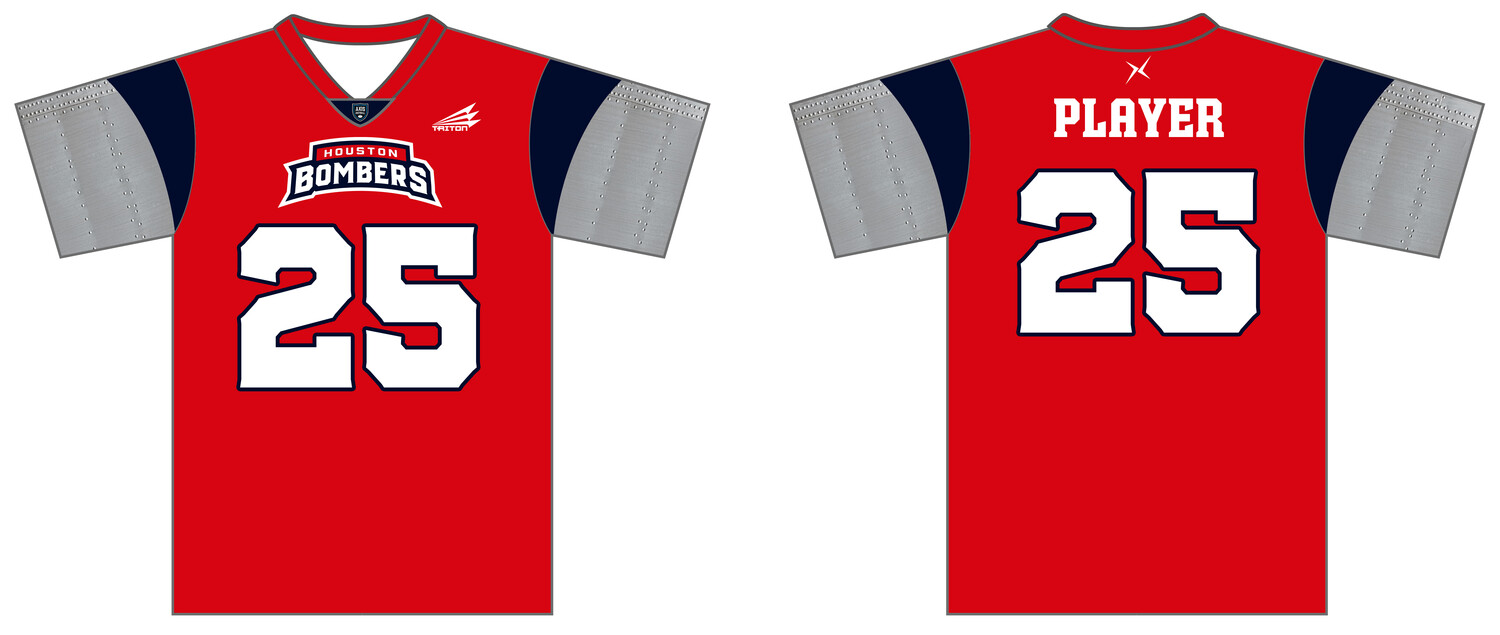 Houston Bombers Custom FHexaFlex ESport Jersey #J2