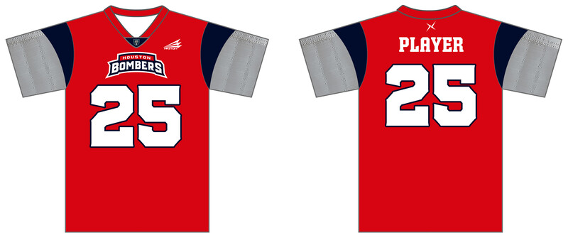 Houston Bombers Custom FHexaFlex ESport Jersey #J2