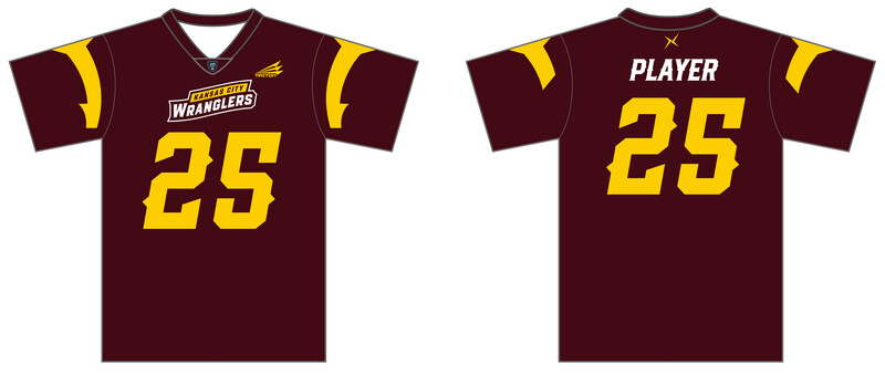Kansas City Wranglers Custom HexaFlex ESport Jersey #J2