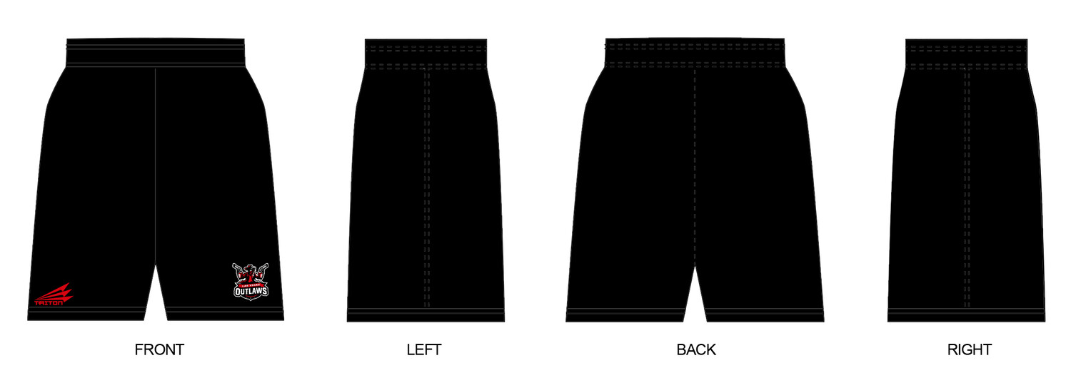 Las Vegas Outlaws Custom Revolution Pocket Shorts #RV1
