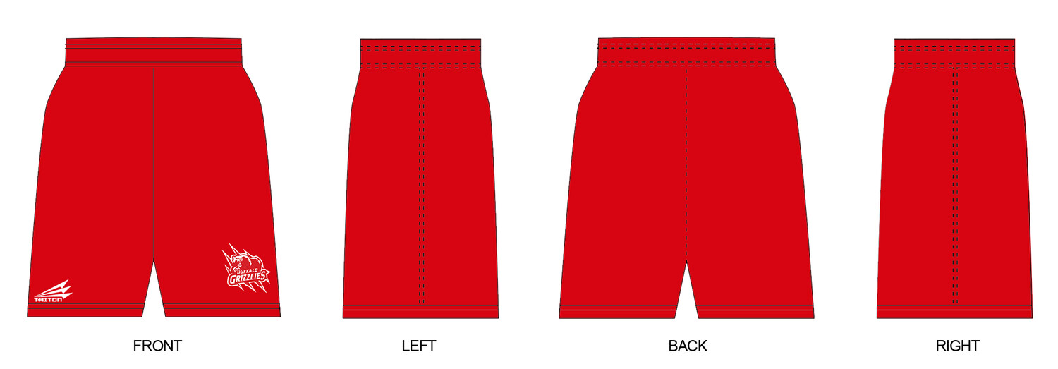 Buffalo Grizzlies Custom Revolution Pocket Shorts #RV1