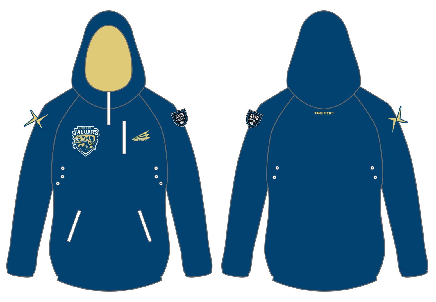 Mexico City Jaguars Custom Gladiator Hoodie #GH1