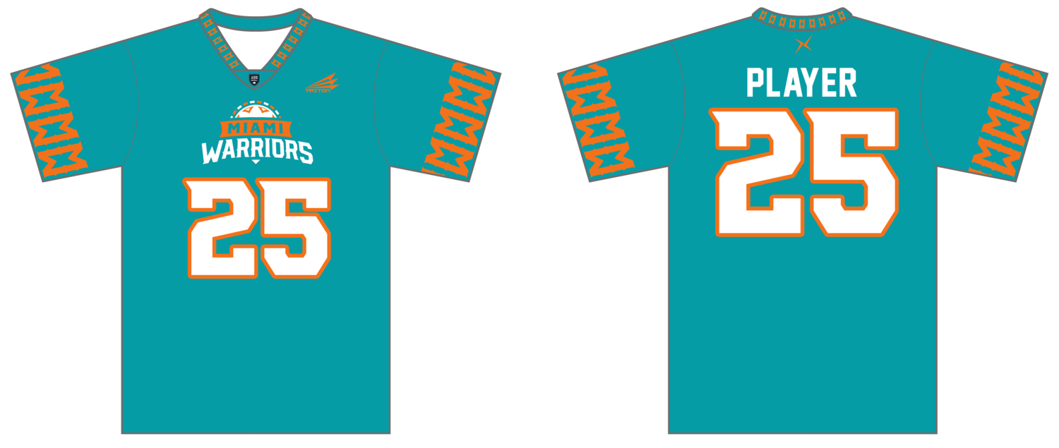 Miami Warriors Custom HexaFlex ESport Jersey #J2