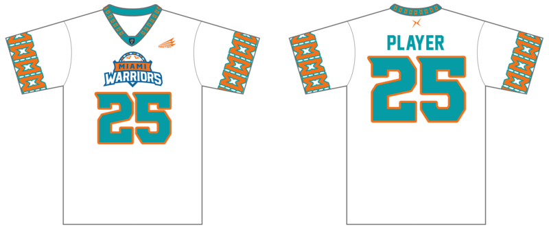 Miami Warriors Custom HexaFlex ESport Jersey #J1