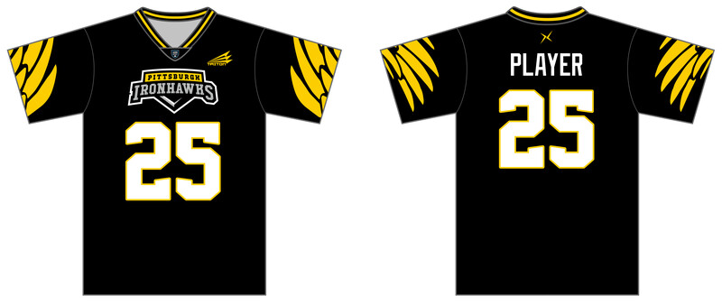 Pittsburg Ironhawks Custom HexaFlex ESport Jersey #J2