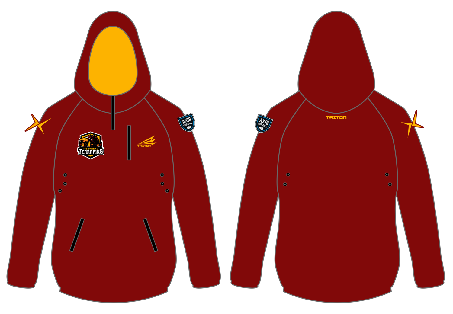 Montreal Terrapins Custom Gladiator Hoodie #GH1
