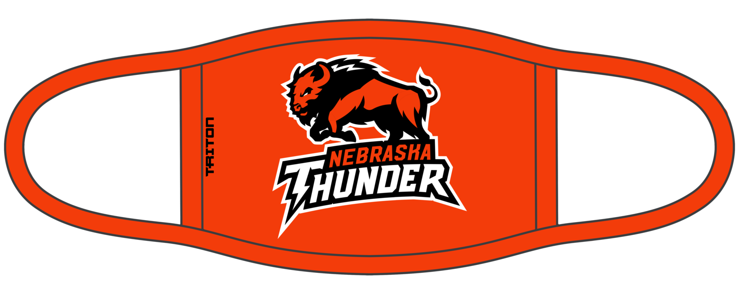 Nebraska Thunder Custom Face Mask #FM1