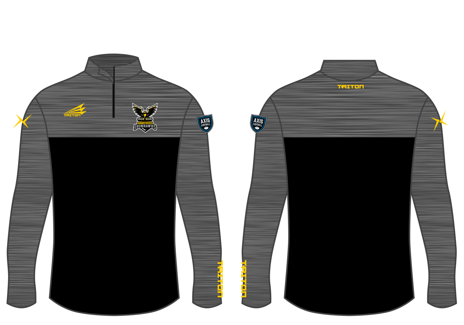 Pittsburg Ironhawks Custom NanoZip #NZ1