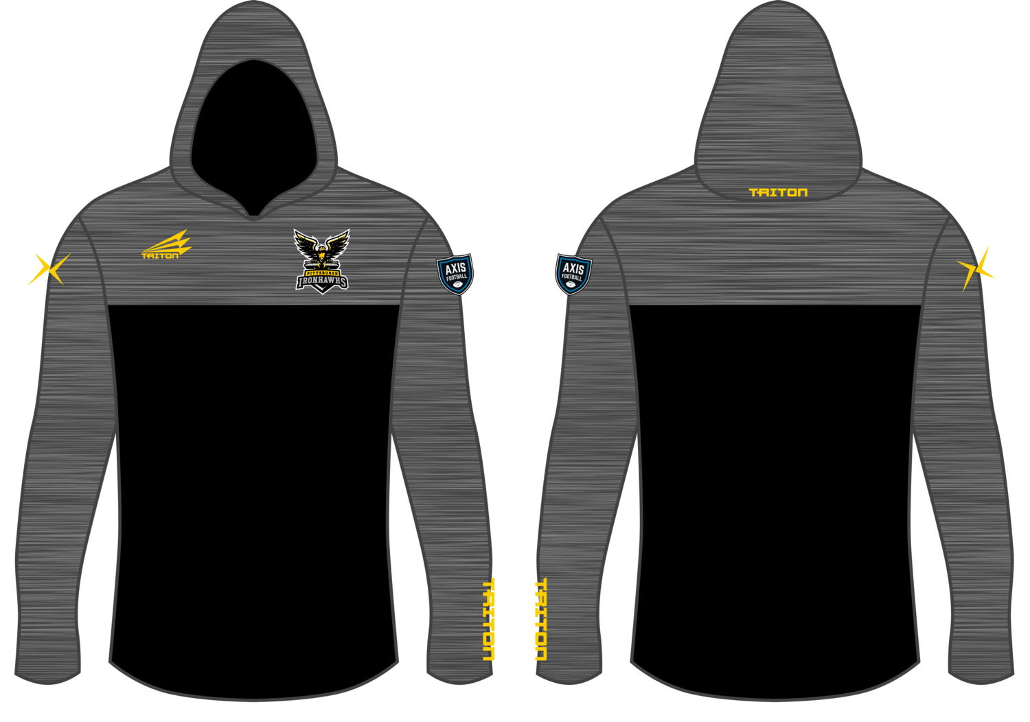 Pittsburg Ironhawks Custom NanoHood #NH1