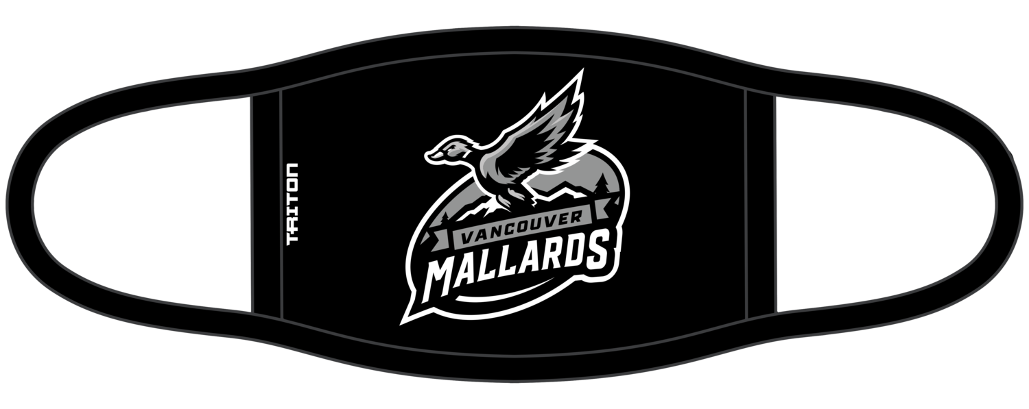Vancouver Mallards Custom Face Mask #FM1