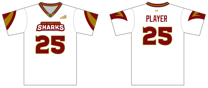 San Francisco Sharks Custom HexaFlex ESport Jersey #J1