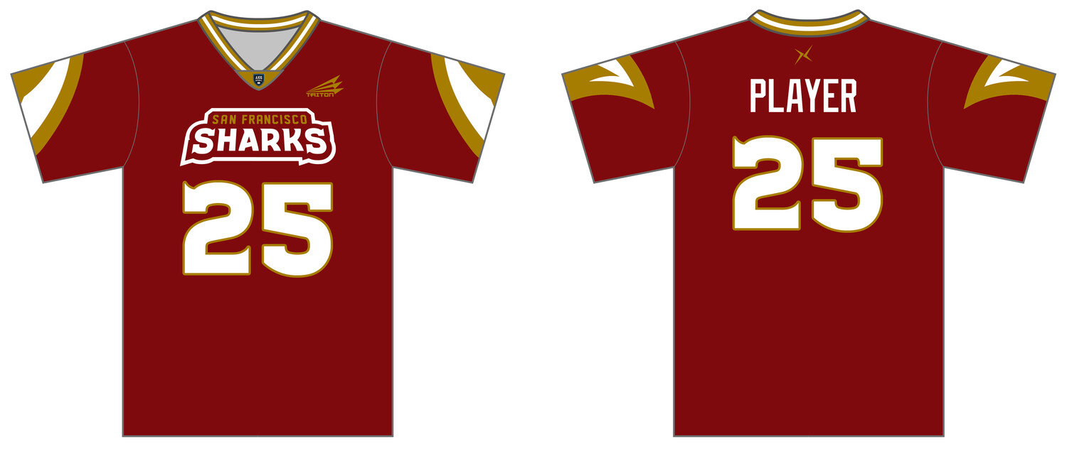 San Francisco Sharks Custom HexaFlex ESport Jersey #J2